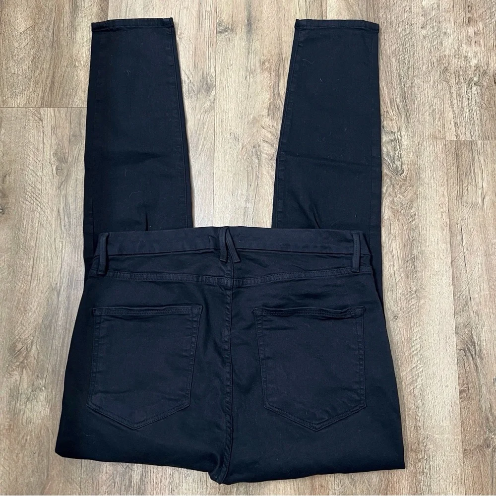Good‎ American Good Legs Ripped Skinny Jeans Black002